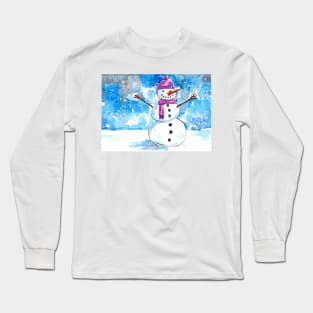 Let's build a Snowman Long Sleeve T-Shirt